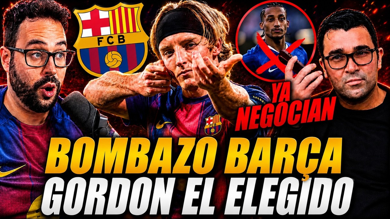 💣¡BOMBAZO en el BARÇA! YA NEGOCIAN por ANTHONY GORDON ¡El ELEGIDO por FLICK y DECO! CERCA de FICHAR