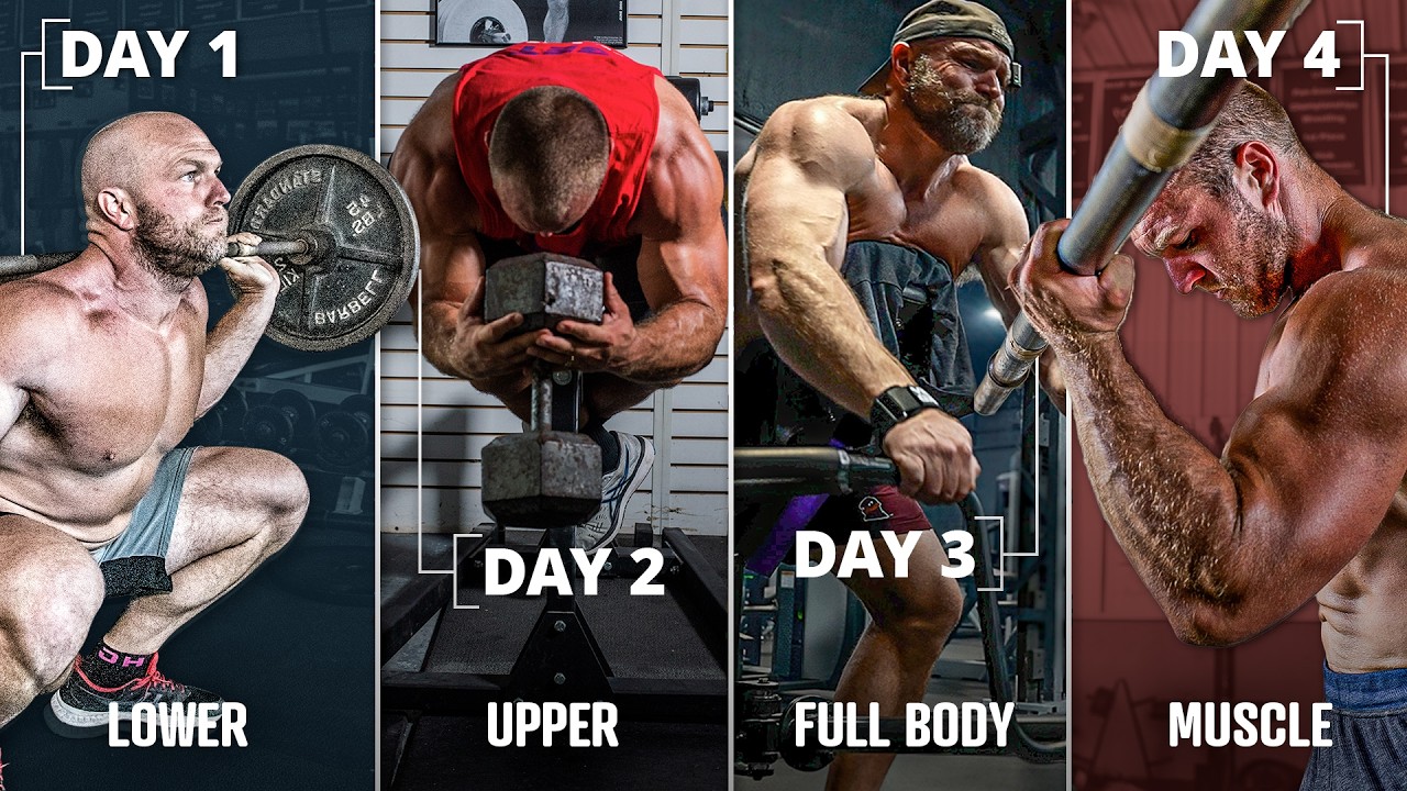 The Ultimate 4 Day Training Split To Get JACKED