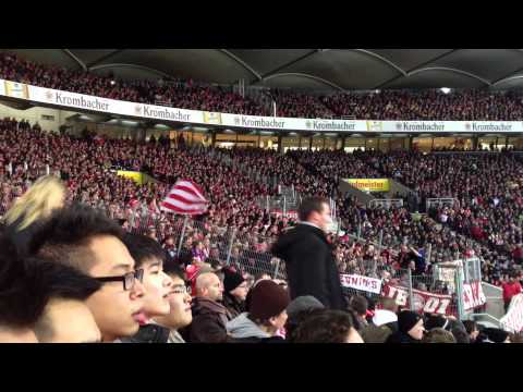 VFB Stuttgart - FC Bayern München 11.12.2011 _ Gästefanblock hüpfen _ FULL HD 1080p
