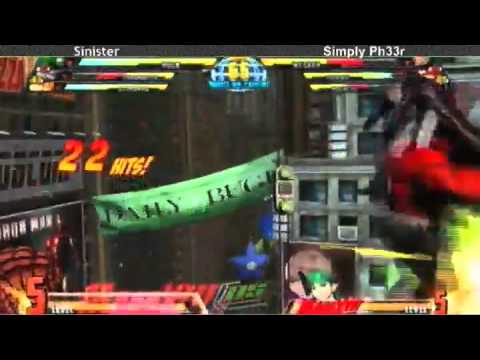 4-25-11 Sinister (Taskmaster/Hulk/Dormammu) vs Simply Ph33r (Magneto/Wesker/Phoenix) 2 - MvC3