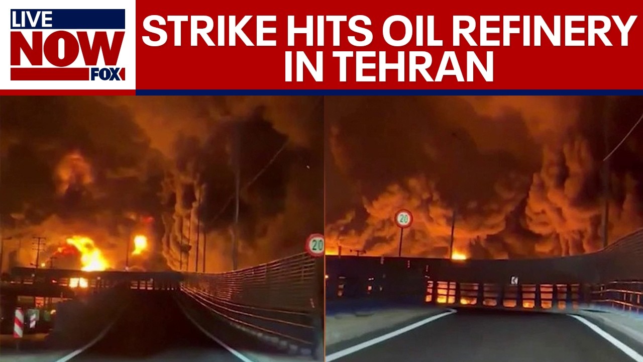 WATCH: Video shows massive flames, thick smoke engulfing Tehran