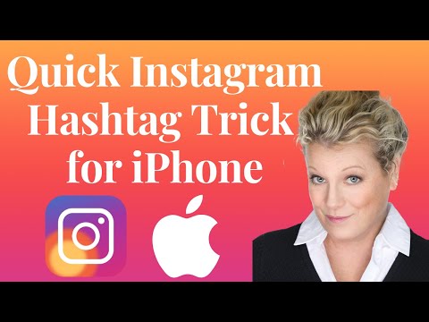 How to add # Hashtags to Instagram Fast Every time from an iPhone. Instagram Tip for Hashtags