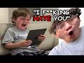 Kids Crashing Out Over Video Games 3 Among Us