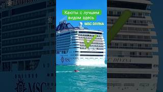 Каюты с лучшим видом здесь MSC DIVINA #mscdivina #miami #umarkeyn #cruiseship #cruise #4k #travel