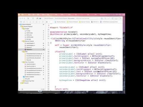 Learn iOS Objective-C Module9 - Part 2 - Nib Files & Tables 2