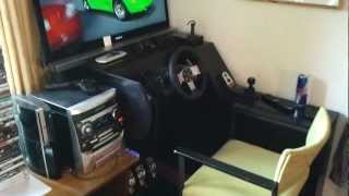 preview picture of video 'logitech g27 racing wheel gran turismo 5 racing cockpit'
