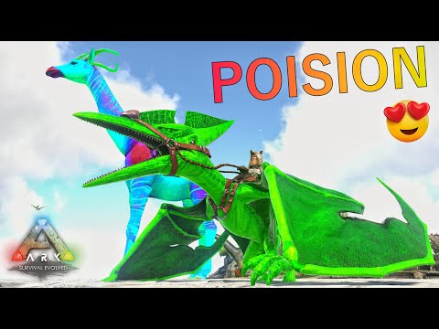 Neon Giraffe And Elemental Poison Pteranodon Taming 🔥🔥 : ARK Survival Evolved ARK Eternal : Part 5