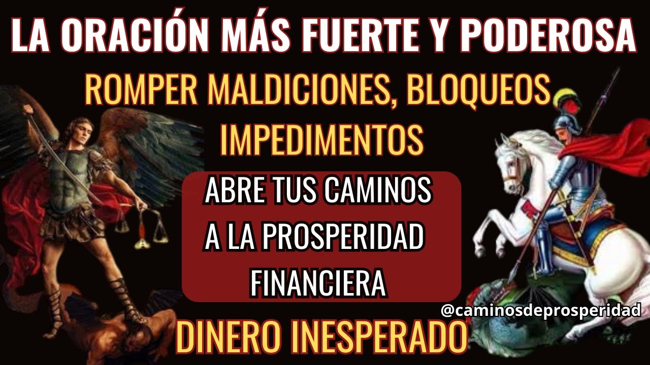 (PODEROSO)ROMPER MALDICIONES Y BLOQUEOS🌟ABRE TUS CAMINOS A LA PROSPERIDAD🙏PARA TENER DINERO RÁPIDO💰💸