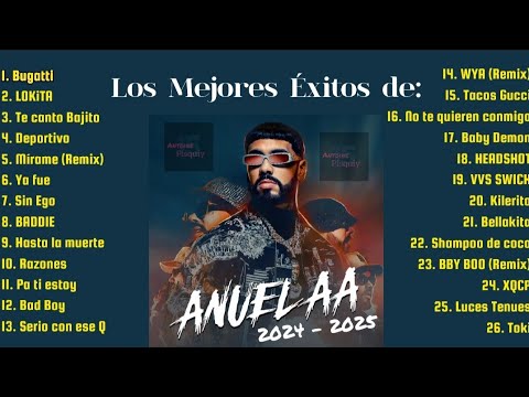Anuel AA 2024 - 2025 | MIX DJ, MASHUP, PLAYLIST | LOS MEJORES ÉXITOS