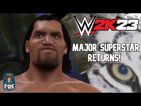 WWE 2K23 Major Superstar RETURNS  (Great Khail, Kurt Angle, CM Punk & More)