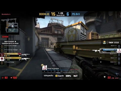 PG.BARRACX VS BOOM.ID: IESPL #TBOF CSGO Match Day 4 - Game 1