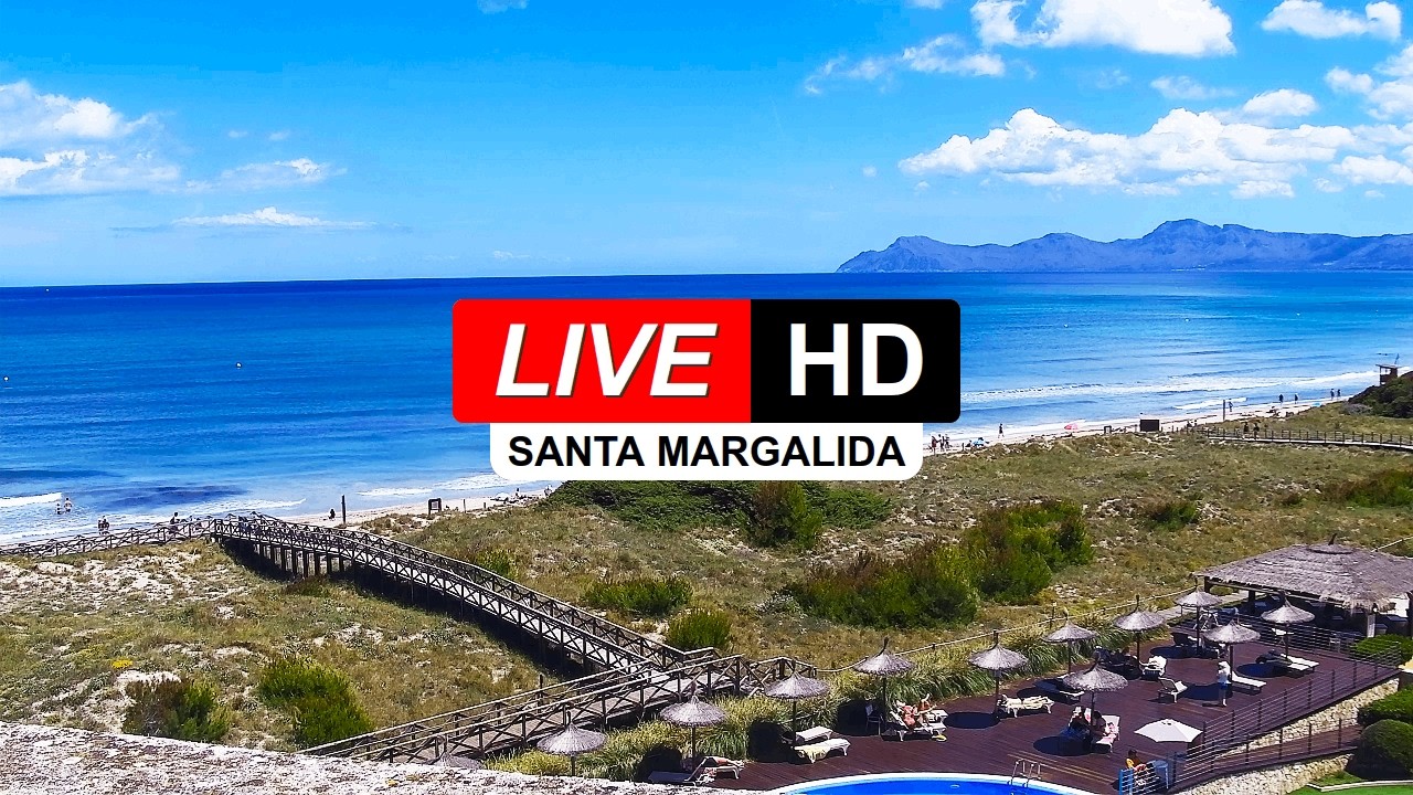 Live webcam view of Santa Margalida Beach
