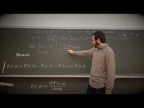 Beweis mit Fubini: Eine Formel für das Flächenintegral / Doppelintegral