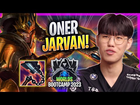 ONER CRAZY GAME WITH JARVAN! - T1 Oner Plays Jarvan JUNGLE vs Lee Sin! | Bootcamp 2023