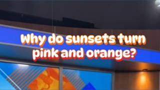 Why some sunsets are pink and others are orange