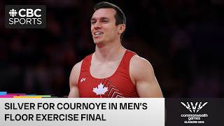 René Cournoyer claims floor exercise silver for 2nd medal at Glasgow 2026
