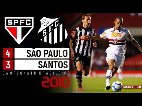 São Paulo 4x3 Santos - 2010 - A SAMSON CLASSIC WORTHY OF BRAZILIAN ART FOOTBALL!