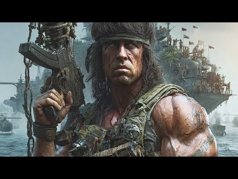 2025 Action Movie：Special Forces Cross River, Ambushed by Enemy Plane Bombing Bridge