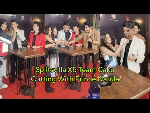 Splitsvilla X5 Contestant Cake Cutting with Prince Narula, Digvijay Singh Rathee,Unnati,Addy,Deekila