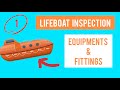 LIFEBOAT INSPECTION Part 1 Equipment Fittings Lifeboat Engine Sailors Sailorlife Sailor