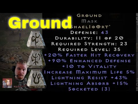 D2R 2.6 PTR Runewords - Ground (Shael Io Ort)