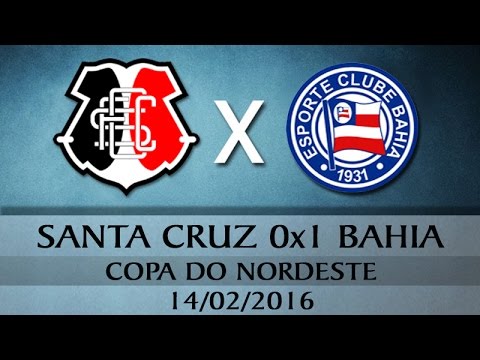 Santa Cruz (PE) 0x1 Bahia - Copa do Nordeste 2016 (14-02-2016)