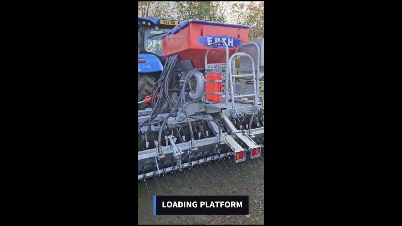 ERTH ENGINEERING LTD 4M FOLDING AGRISEEDER DIRECT SEED DRILL
