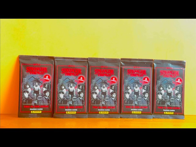 Vídeo relacionado con Panini Stranger Things Trading Cards - Caja de 24 Fundas