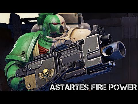 HEAVY BOLTER GAMEPLAY: Devastator vs Orks & Chaos! - Warhammer 40K: Space Marine, Augmented Mod