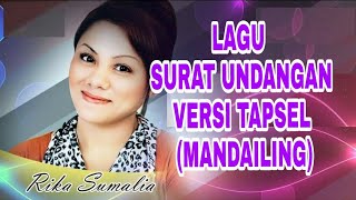 Download lagu LAGU TAPSEL RIKA SUMALIA (SURAT UNDANGAN VERSI MANDAILING) ~Album Nostalgia Tapsel Madina~ mp3