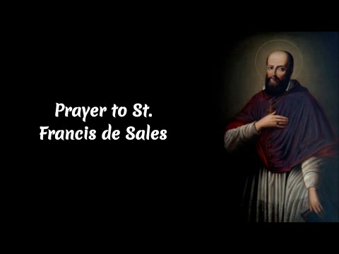 Prayer to St  Francis de Sales