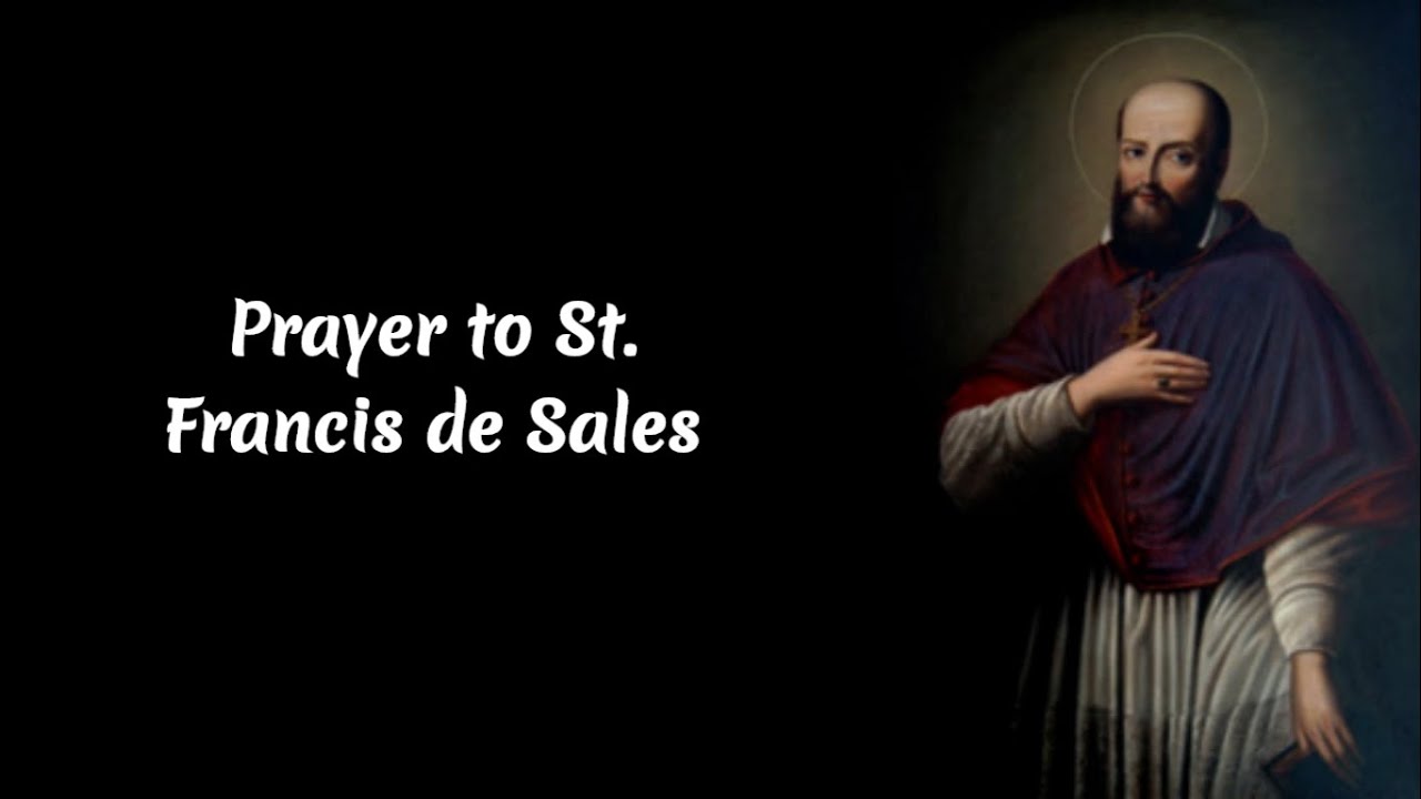 Prayer to St  Francis de Sales