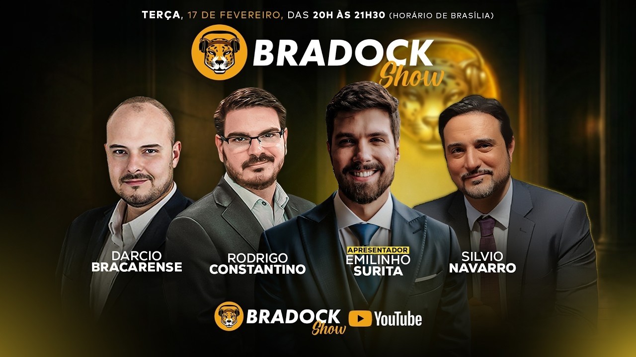 Bradock Show 17/02/26 - Emilinho Surita, Constantino, Darcio Bracarense e Silvio Navarro