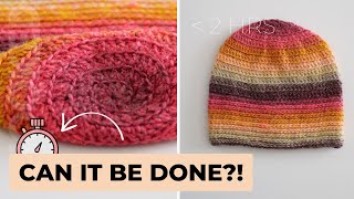 Can You Crochet a Hat in Less Than Two Hours?