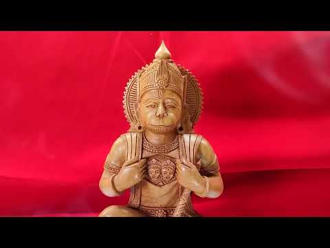 Ram Bhak Hanuman Bajrangbali Murti in Kadamba Wood video