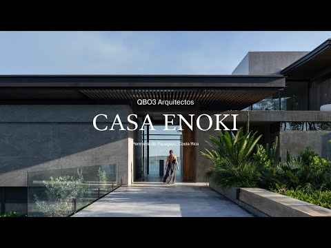 Costa Rica: Tropical and Minimalist House Facing the Pacific Ocean