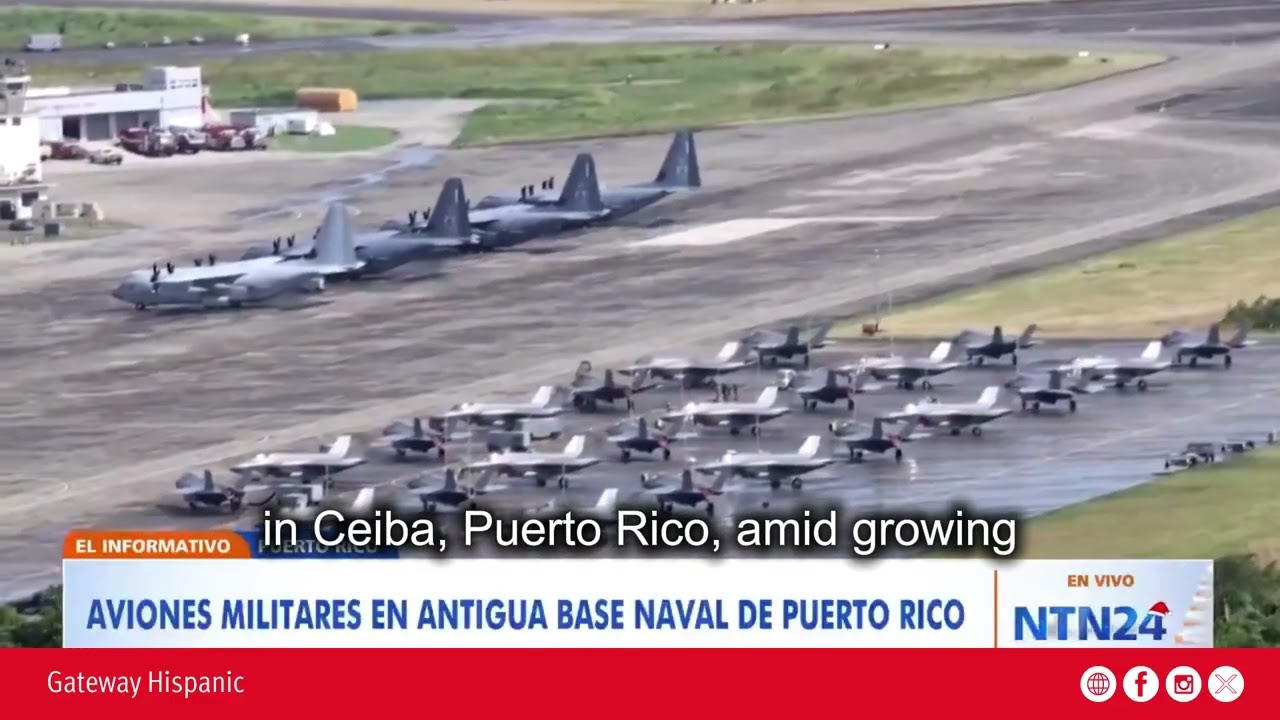 Aumenta la presencia militar de EE.UU. mientras se intensifica la presión sobre Maduro (VIDEO)