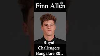 Finn Allen Royal Challengers Bangalore