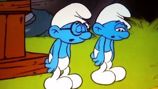 Smurfs brainy jokey handy hefty all kicked