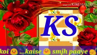 KS Letters whatsapp status video💖ALL Letters wh