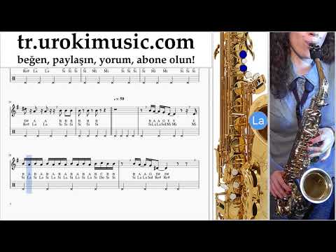 Saksafon tenor dersleri Imagine Dragons - Natural Notalar Eğitim um-ih723