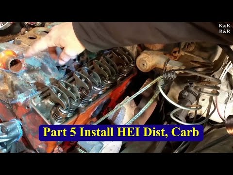 Project Craigslist $500.00 1976 GMC 350 Motor Swap Pt5 Tq. Bolts, Install  HEI, And Carb