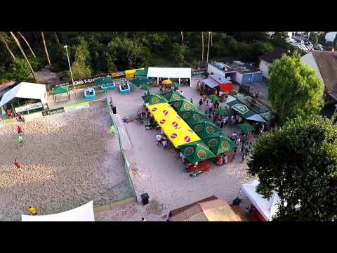 Beachsoccer 2015 aus der Luft