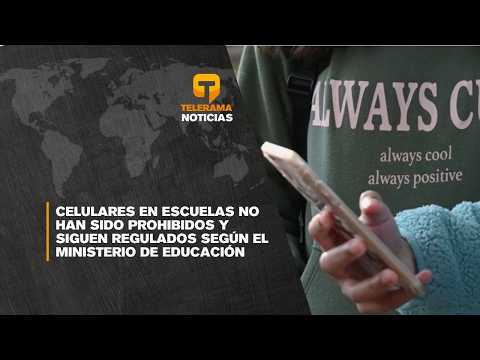 Celulares en escuelas no han sido prohibidos y siguen regulados según el ministerio de educación