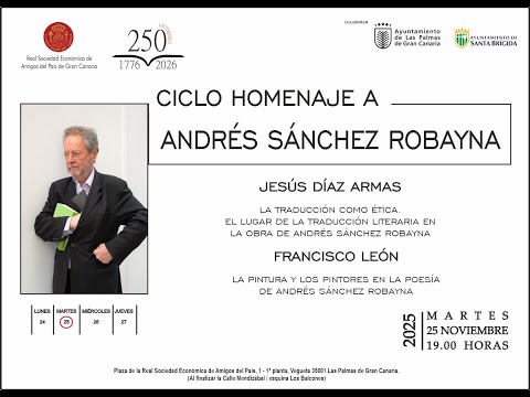 Muere Andrés Sánchez Robayna, poeta y ensayista canario, a los 72 años