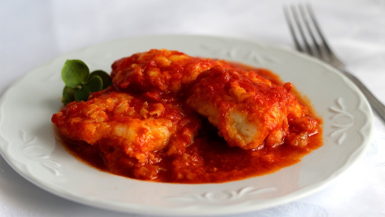BACALAO CON TOMATE. RECETA DE LA ABUELA PASO A PASO