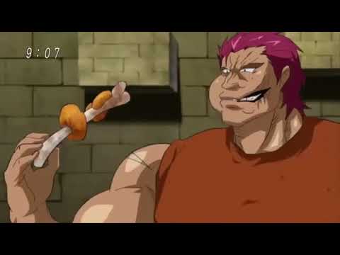 Toriko Best Moment Anime Food - Toriko And Zebra eating Togheter yummy