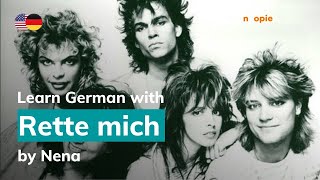 Nena - Rette mich (Lyrics / Liedtext English &amp; German)