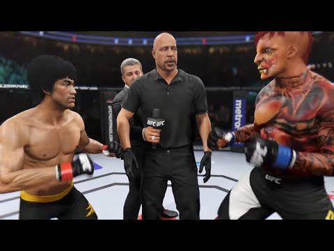 Bruce Lee vs. Dragon Diablo - EA Sports UFC 2 - Epic Fight 👊🐉