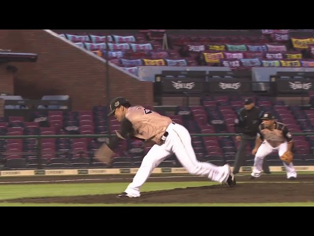 【3回裏】 ファイターズ・河野 プロ入り初の三振を奪う!! 2020/6/24 E-F